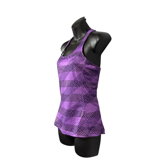 Nike, Dri-FIT Purple Patterned Workout Tank Top, Small 🏃‍♀️‍➡️ - Picture 5 of 12